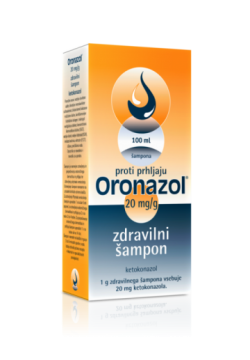 Oronazol zdravilni šampon 20mg / g, 100ml