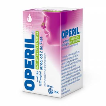 Operil kapljice za nos za otroke pri prehladu