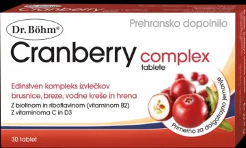 tablete brusnice in vodne kreše ter hrena za uroinfekt